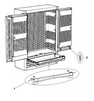 USAG 502 A1 Type 1 Drawer Cabinet Spare Parts